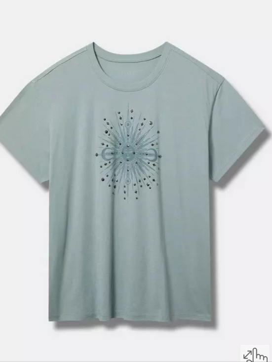 torrid Tops - NWOT Torrid Sun And Moon Relaxed Heritage Tee